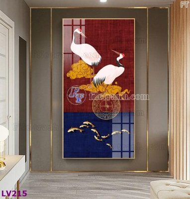 File tranh gốc Tranh trang trí lối vào 1 tấm LV215 (bản quyền) độc đáo