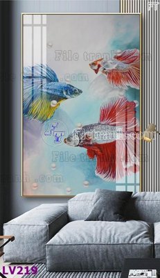 Tải file Tranh trang trí lối vào 1 tấm LV219 (PSD) cho in ấn quảng cáo