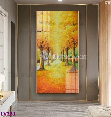 Download file gốc Tranh trang trí lối vào 1 tấm LV231 (in mica) trang trí