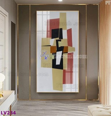 File in trần Tranh trang trí lối vào 1 tấm LV234 (file gốc) phong thủy