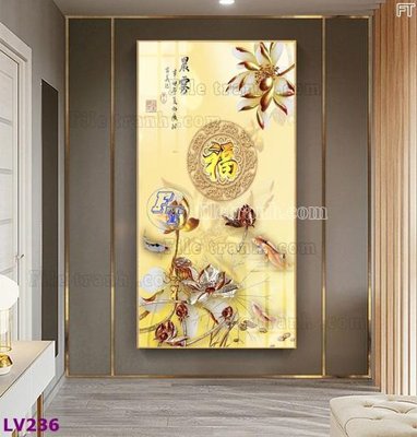 Hình ảnh file gốc Tranh trang trí lối vào 1 tấm LV236 (chất lượng cao)