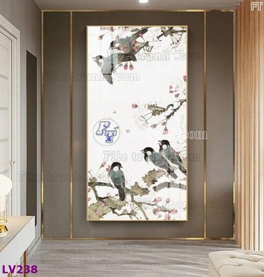 File tranh Tranh trang trí lối vào 1 tấm LV238 (ảnh gốc) không bị mờ
