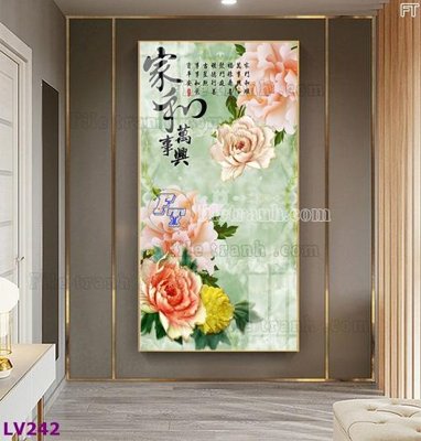 File tranh trang trí Tranh trang trí lối vào 1 tấm LV242 (tải file gốc)