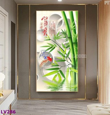 Download file gốc Tranh trang trí lối vào 1 tấm LV286 (in mica) logo