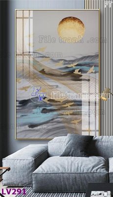 File ảnh Tranh trang trí lối vào 1 tấm LV291 (gốc) in poster