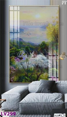 File gốc Tranh trang trí lối vào 1 tấm LV299 (cho in ấn) từ kho Filetranh