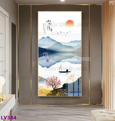 File tranh Tranh trang trí lối vào 1 tấm LV384 (gốc) chủ đề trẻ em