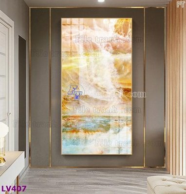 Tải file Tranh trang trí lối vào 1 tấm LV407 (PSD) cho in tranh 3D