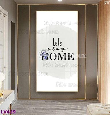 File ảnh Tranh trang trí lối vào 1 tấm LV429 (gốc) in quảng cáo ngoài trời