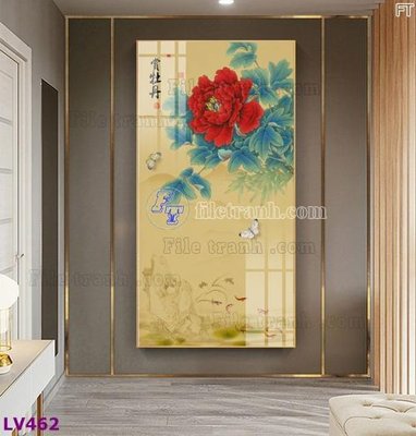 File PSD Tranh trang trí lối vào 1 tấm LV462 (chất lượng in ấn)