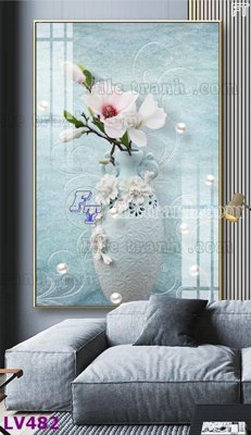 File gốc Tranh trang trí lối vào 1 tấm LV482 (in 3D) cho trang trí