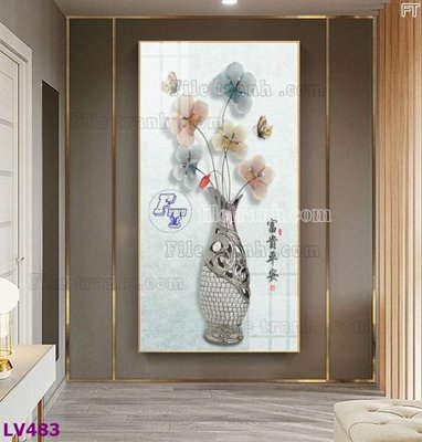 Tải file gốc Tranh trang trí lối vào 1 tấm LV483 (in khổ lớn) không mờ