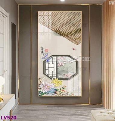 File gốc Tranh trang trí lối vào 1 tấm LV520 (PNG) nền trong suốt