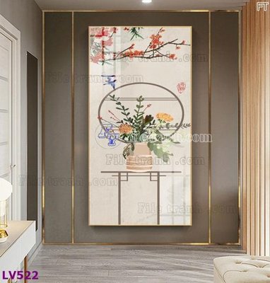 File tranh Tranh trang trí lối vào 1 tấm LV522 (bản gốc) treo tường