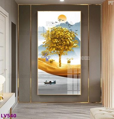 File in ấn Tranh trang trí lối vào 1 tấm LV540 chuyên nghiệp