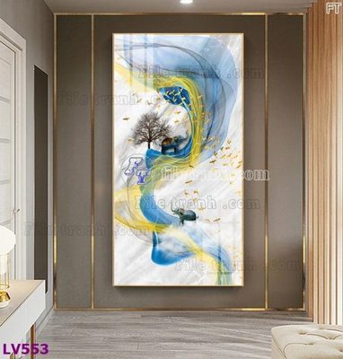 File tranh Tranh trang trí lối vào 1 tấm LV553 (bản gốc) trang trí văn phòng