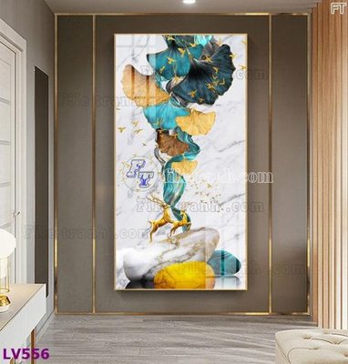 File ảnh Tranh trang trí lối vào 1 tấm LV556 (gốc) in decal dán tường