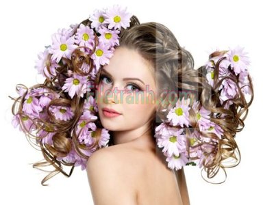 File tranh Tranh trang trí Spa làm đẹp MP406 (gốc) in vải canvas