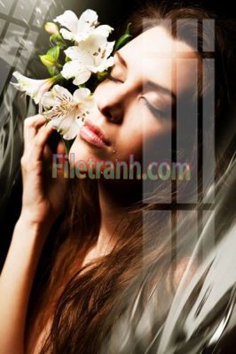 File gốc in mica Tranh trang trí Spa làm đẹp MP438 chất lượng