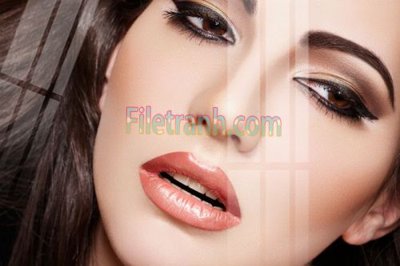 File gốc Tranh trang trí Spa làm đẹp MP450 (in mica) cắt laser