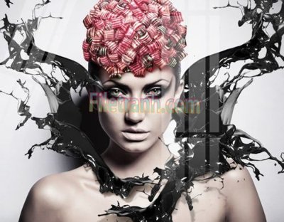 File tranh trang trí Tranh trang trí Spa làm đẹp MP526 (file gốc)