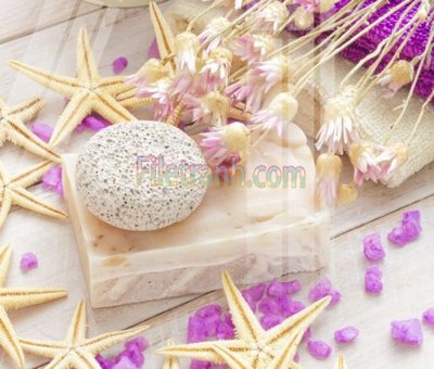 File tranh gốc PSD Tranh trang trí Spa làm đẹp MP633 còn nguyên layer