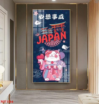 Tải file File tranh con mèo thần tài MT104 (ảnh gốc) in gạch 3D