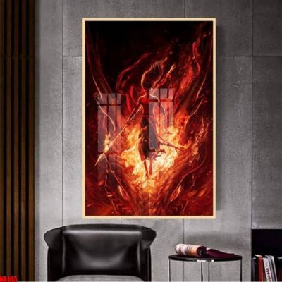 File gốc File in tranh natra ma đồng giáng thế NA105 (PNG) chất lượng cao