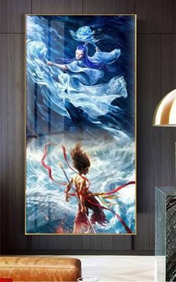 Chi tiết file ảnh File in tranh natra ma đồng giáng thế NA1153 sắc nét