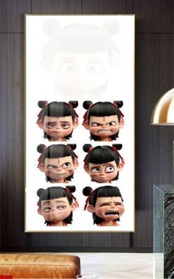 File tranh File in tranh natra ma đồng giáng thế NA1163 (gốc) chủ đề động vật