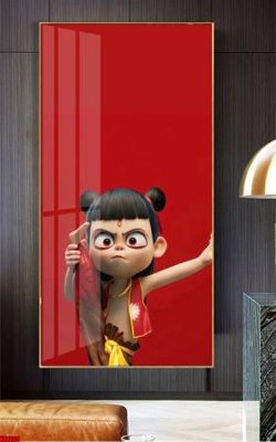 File gốc File in tranh natra ma đồng giáng thế NA1180 (in lụa) tranh phong thủy