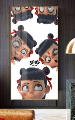 Tải file File in tranh natra ma đồng giáng thế NA354 (gốc) chủ đề hoa sen