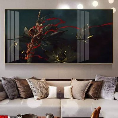 File in trần File in tranh natra ma đồng giáng thế NA355 (bản gốc) hoa văn