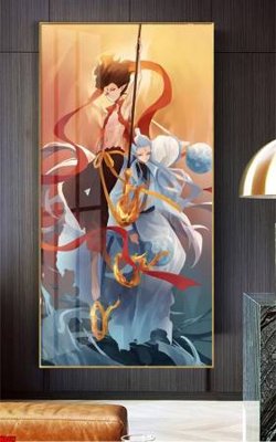 File ảnh gốc File in tranh natra ma đồng giáng thế NA417 không vỡ nét