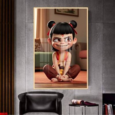 File tranh File in tranh natra ma đồng giáng thế NA429 (gốc) in vải canvas