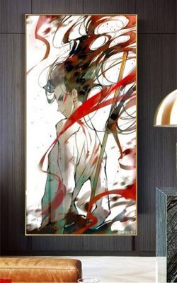 File gốc File in tranh natra ma đồng giáng thế NA436 (in tráng gương) ốp tường