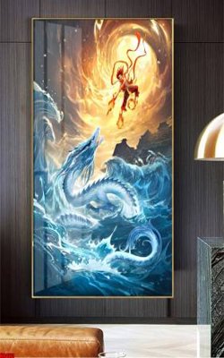 File gốc File in tranh natra ma đồng giáng thế NA463 (trang trí) phòng làm việc