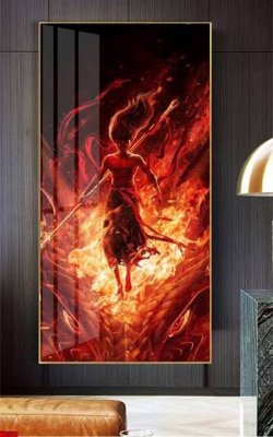 File PSD File in tranh natra ma đồng giáng thế NA588 (gốc) cho designer