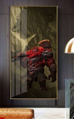 File in ấn chuyên nghiệp File in tranh natra ma đồng giáng thế NA597 (file gốc)