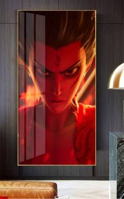 File gốc File in tranh natra ma đồng giáng thế NA633 (in lụa) chi tiết cao