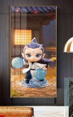 File in trần File in tranh natra ma đồng giáng thế NA687 (bản gốc) mây trời