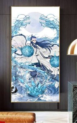 File tranh File in tranh natra ma đồng giáng thế NA706 (bản gốc) in lụa 5D