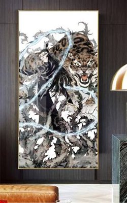 File gốc File in tranh natra ma đồng giáng thế NA714 (in tráng gương) nghệ thuật