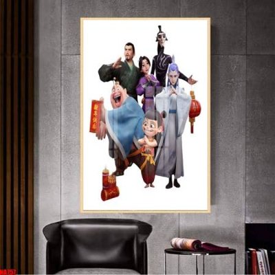 File in trần File in tranh natra ma đồng giáng thế NA757 (bản gốc) mây trời