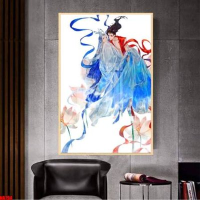 File in mica File in tranh natra ma đồng giáng thế NA794 (bản gốc) làm vách ngăn