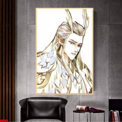 File gốc File in tranh natra ma đồng giáng thế NA809 (in lụa) tranh phong thủy