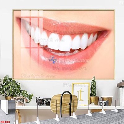 File tranh File gốc tranh in nha khoa NK103 (ảnh gốc) độ nét vượt trội