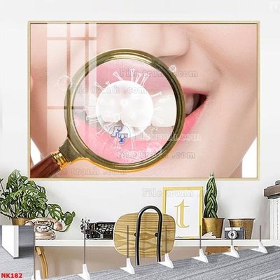 File gốc File gốc tranh in nha khoa NK182 (trang trí) phòng làm việc