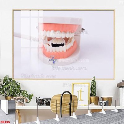 File gốc File gốc tranh in nha khoa NK195 (thiết kế) cho in ấn