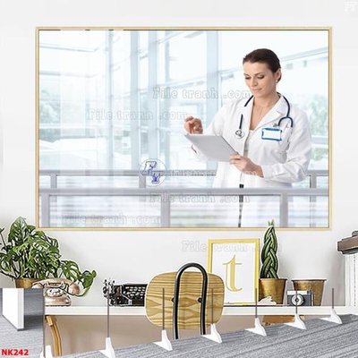 Tải file File gốc tranh in nha khoa NK242 (gốc) chủ đề hoa sen
